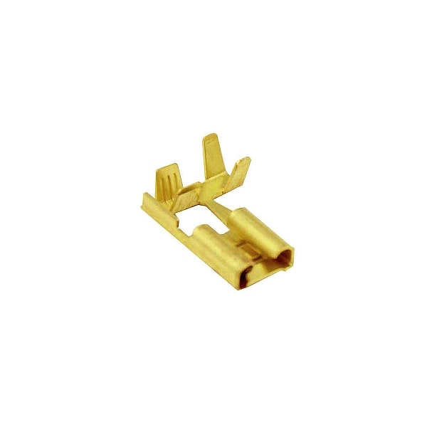 Presa faston 6.3mm a curvo