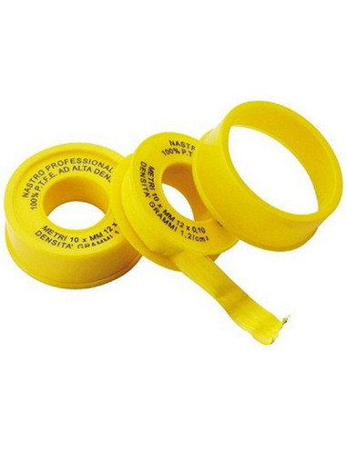 Nastro teflon gas professionale 12mm