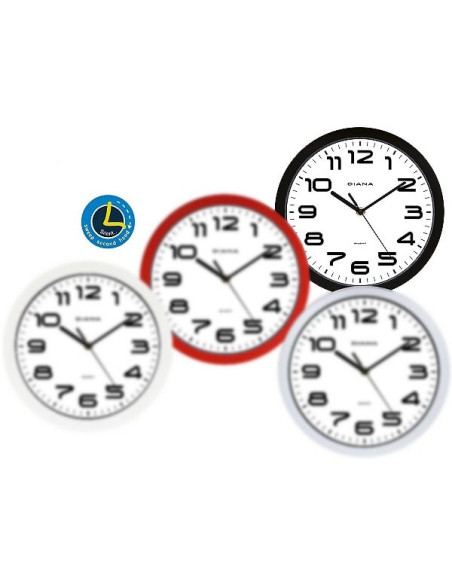 Orologio da parete silenzioso Ø 25cm
