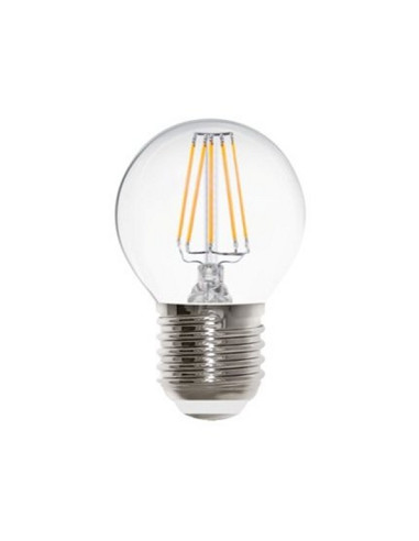 Lampada a filamento LED Sfera E27 4.5W luce calda