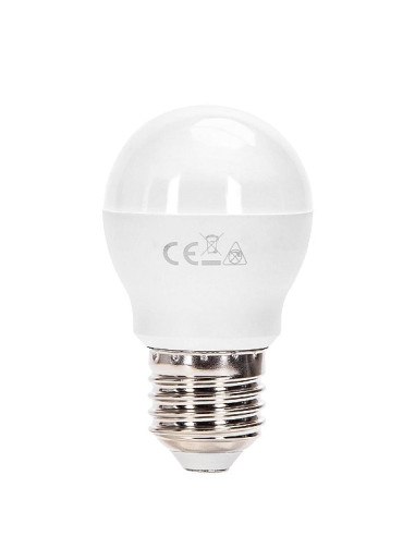 Lampada LED Sfera E27 6W luce fredda