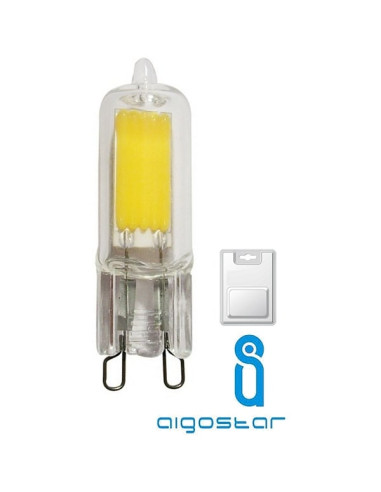 Lampada LED Bulbo G9 2.2W luce fredda corpo in vetro