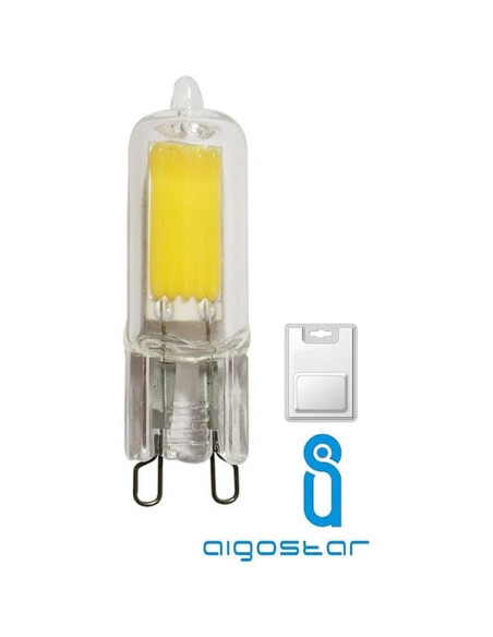 Lampada LED Bulbo G9 2.2W luce fredda corpo in vetro