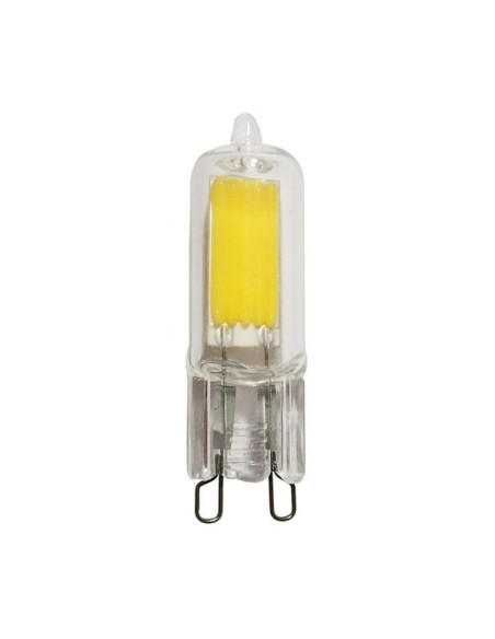 Lampada LED Bulbo G9 2W luce calda corpo in vetro