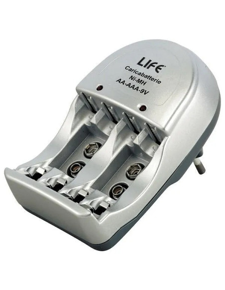 Caricabatterie per 4 stilo/4 ministilo/2 9V