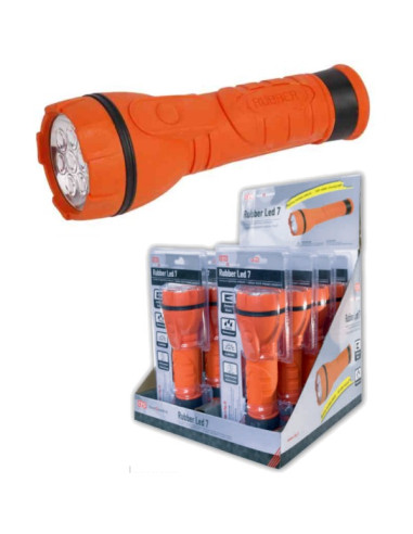 Torcia stagna led in gomma 2 torcioni D