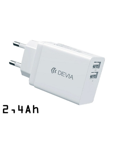 Alimentatore USB 5V 1x2.4mAh - 2x1Ah