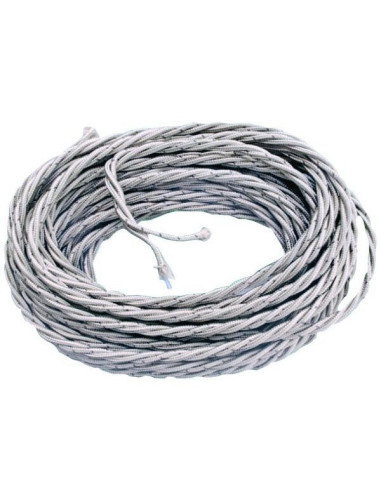Cavo treccia tessile doppio isolamento 3x1.5mm
