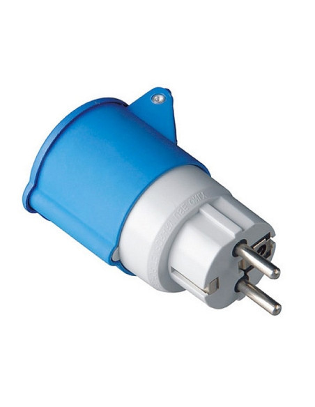 Adattatore industriale spinaschuko presa 2P+T 16A CEE