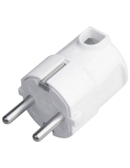 Spina 2P+T schuko 16A uscita squadra