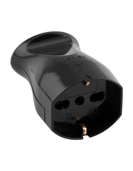 Presa volante 2p+T schuko 16A - IMQ
