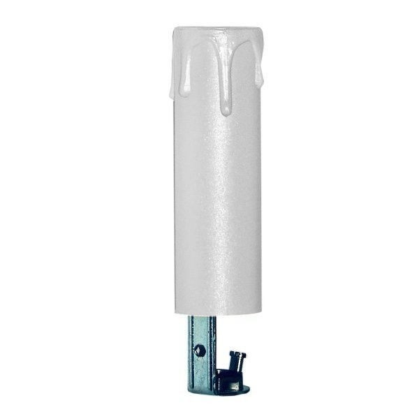 Portalampada a candela bianco E14