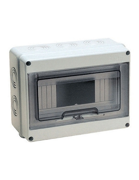Centralino da parete con coperchio IP65 4/8 moduli