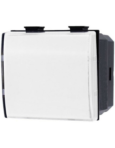 Pulsante portanome 2 moduli