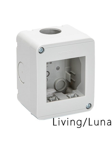 Scatola 2 posti IP20 compatibile linea Living/Luna