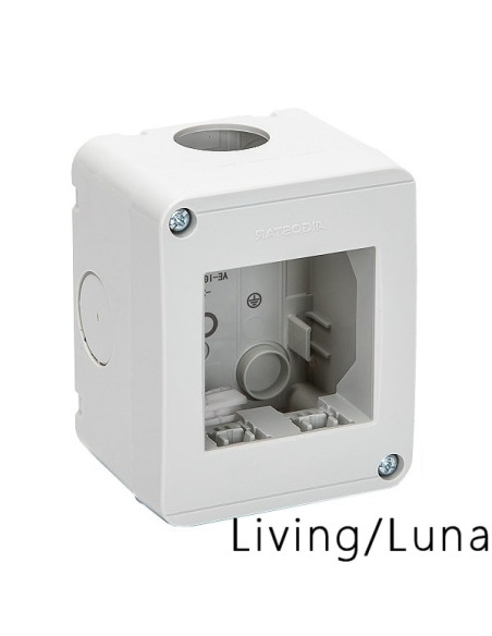 Scatola 2 posti IP20 compatibile linea Living/Luna