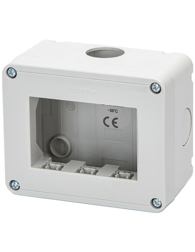 Scatola 3 posti IP20 compatibile linea Matix