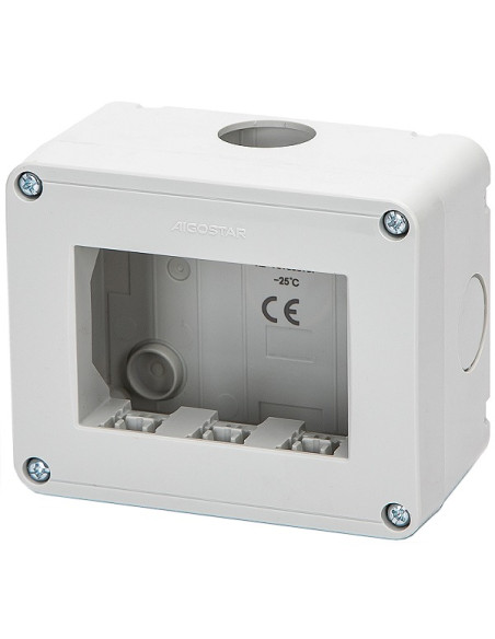 Scatola 3 posti IP20 compatibile linea Matix