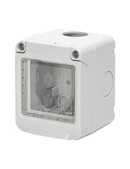 Scatola 2 posti stagna IP55 compatibile linea Matix