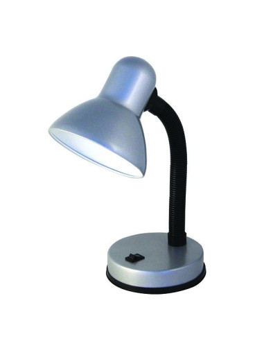 Lampada da tavolo argento snodabile E27