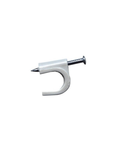 Graffetta fissacavo rotonda per cavi 3/4mm