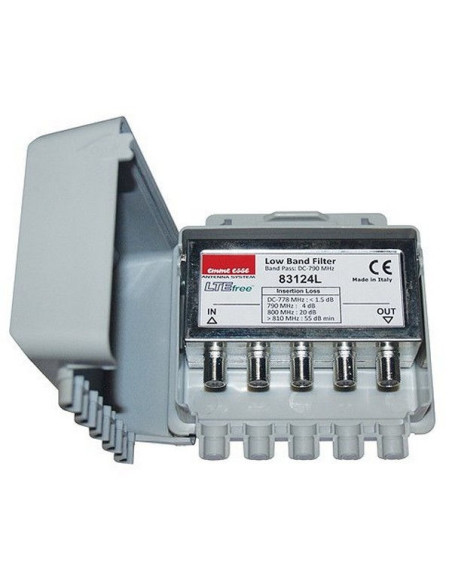 Amplificatore log V+U 2 ingressi  2 uscite 20dB regolabile