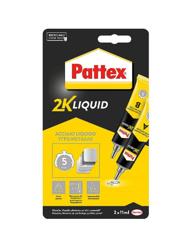 Pattex acciaio liquido 2x11ml