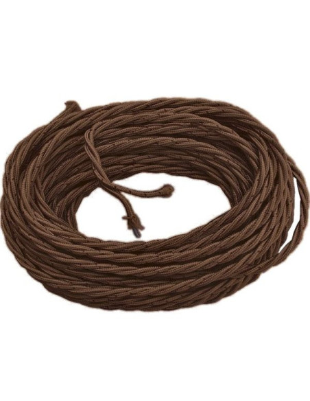 Cavo treccia tessile doppio isolamento 2x0.75mm
