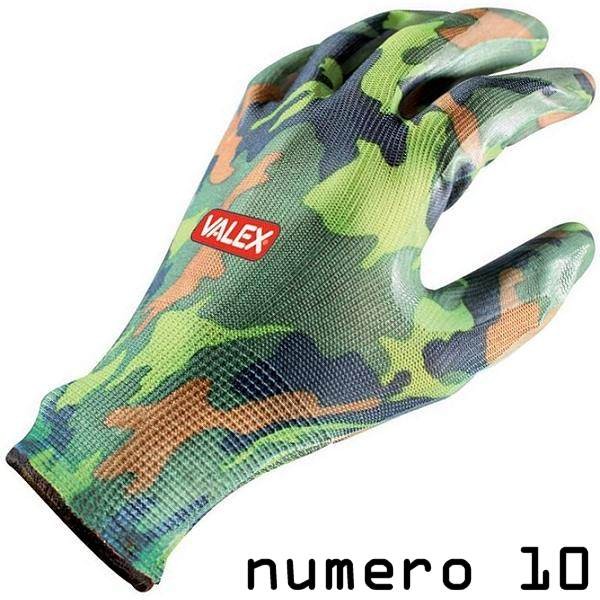 Guanti poliestere rivestiti nitrile taglia 10