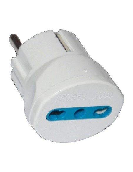 Adattatore presa 2P+T 10/16A spina schuko 16A IMQ