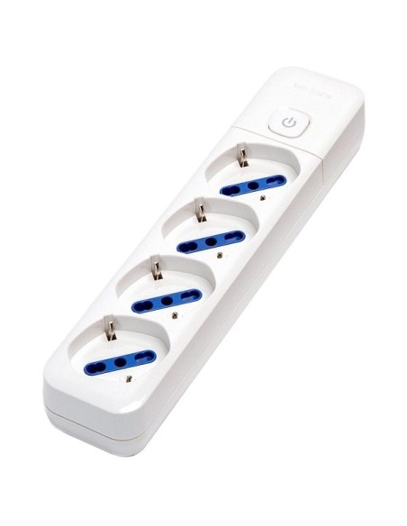 Multipresa 4 posti bipasso + schuko senza cavo
