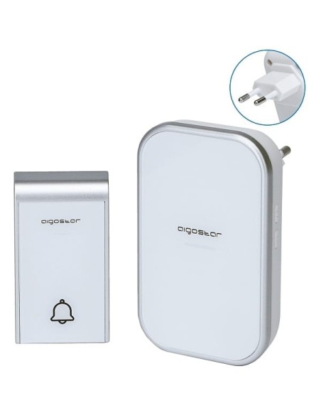 Campanello senza fili portata 150m 36 melodie alimentazione 230V