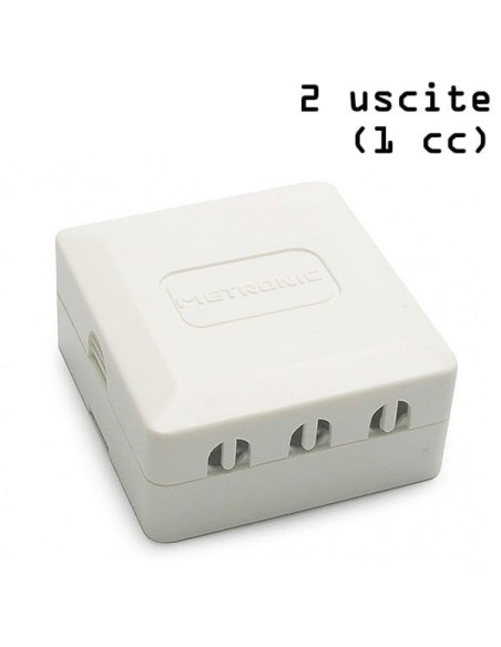 Partitore induttivo da interno 2 uscite