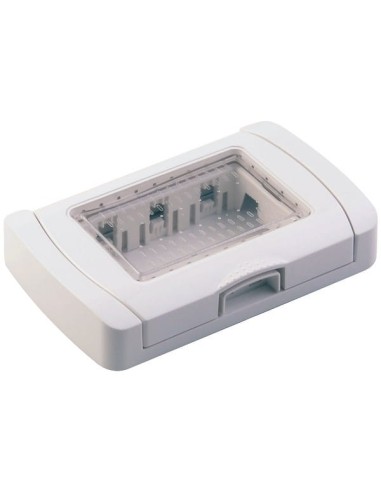 Supporto grigio stagno 3 posti per scatola tipo 503