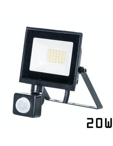 Faro led con sensore 20W 1800 lumen 6500°K