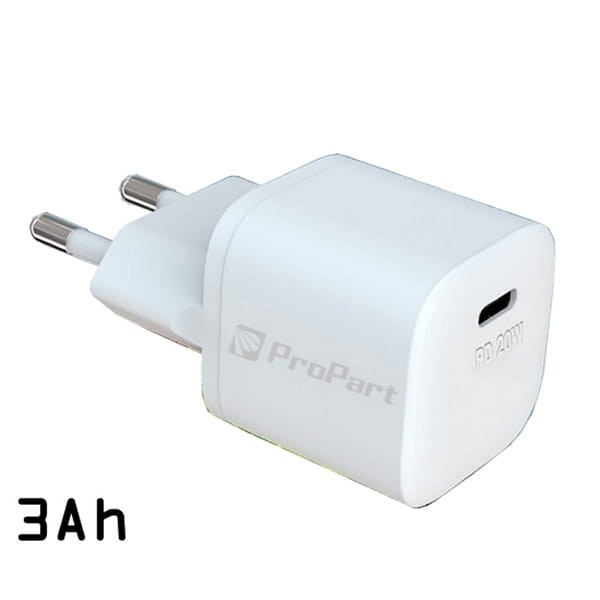 Alimentatore rapido PD USB-C 5V 3Ah 20W