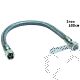 Flessibile gas bombola inox F/F SX 100cm