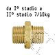 Raccordo gas niplex M 1/4'' DX - M 1/4'' DX