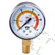 Manometro gas maschio 1/4'' DX 0-25 bar