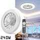 Ventilatore da soffitto con luce e telecomando