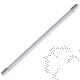 Tubo LED 45cm T8 6W luce fredda