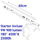 Tubo LED 60cm T8 9W luce fredda