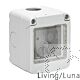 Scatola 2 posti stagna IP55 compatibile linea Living/Luna